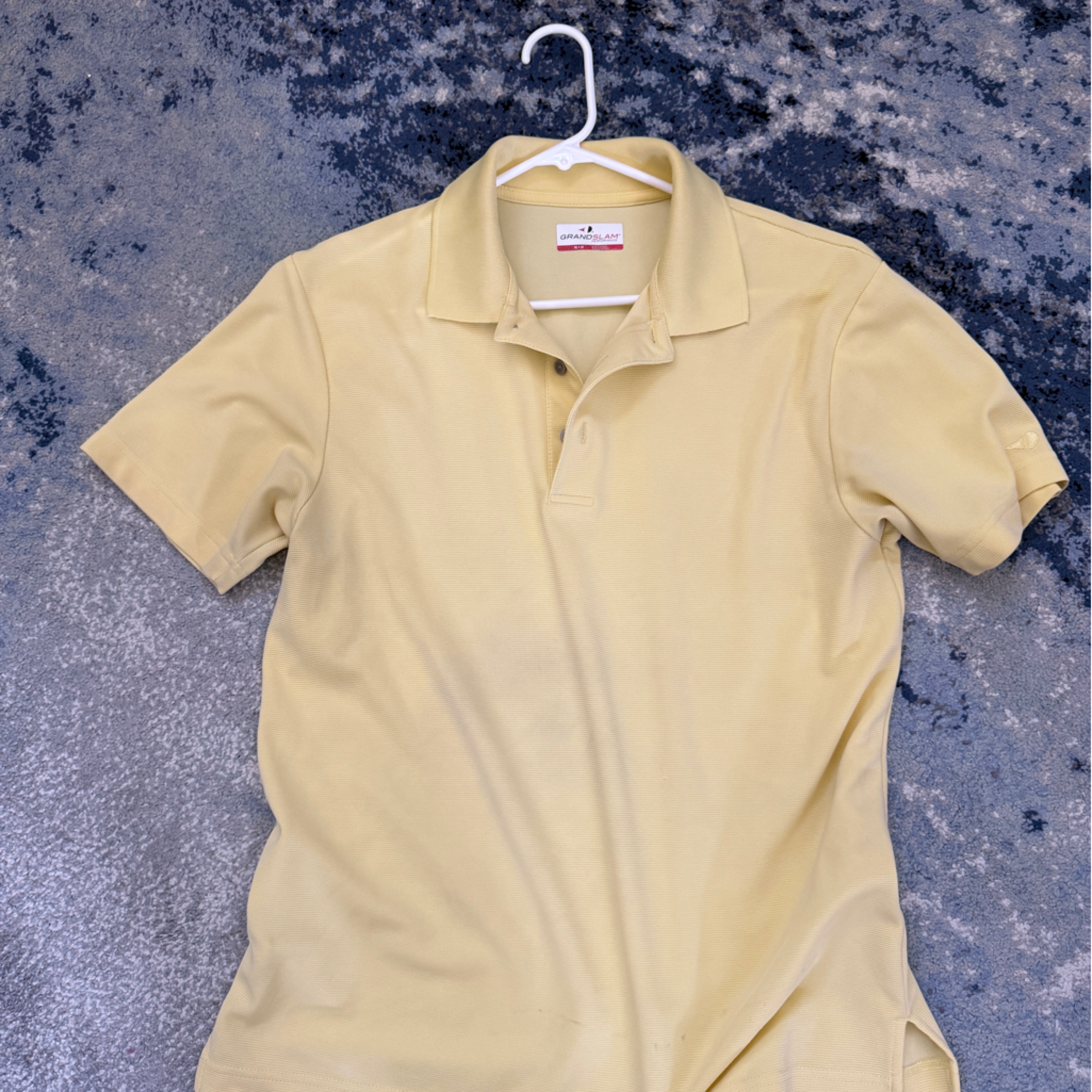 Grand Slam Light Yellow Polo Shirt